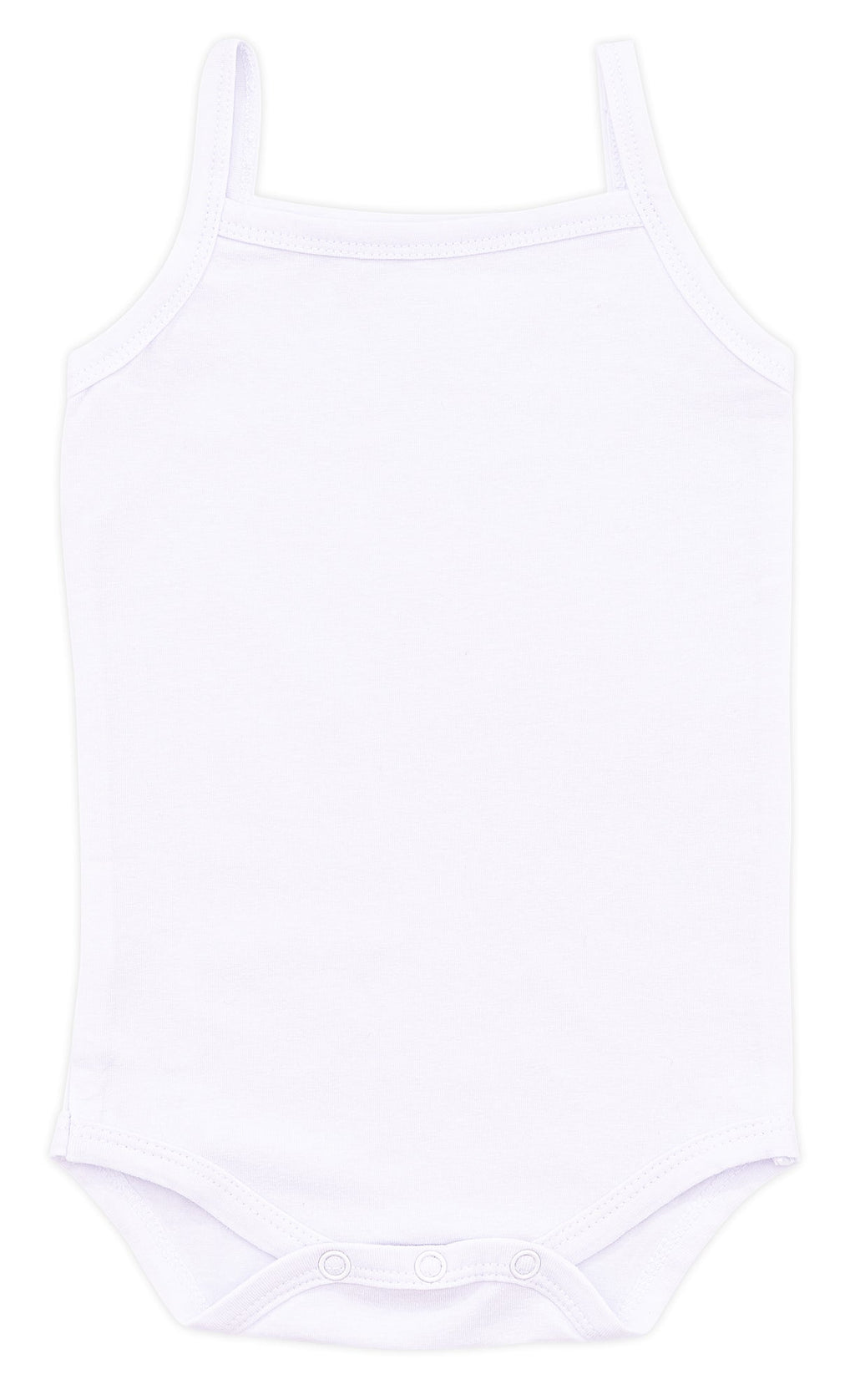 White Tank Baby Undershirt Onesie, 3 pk