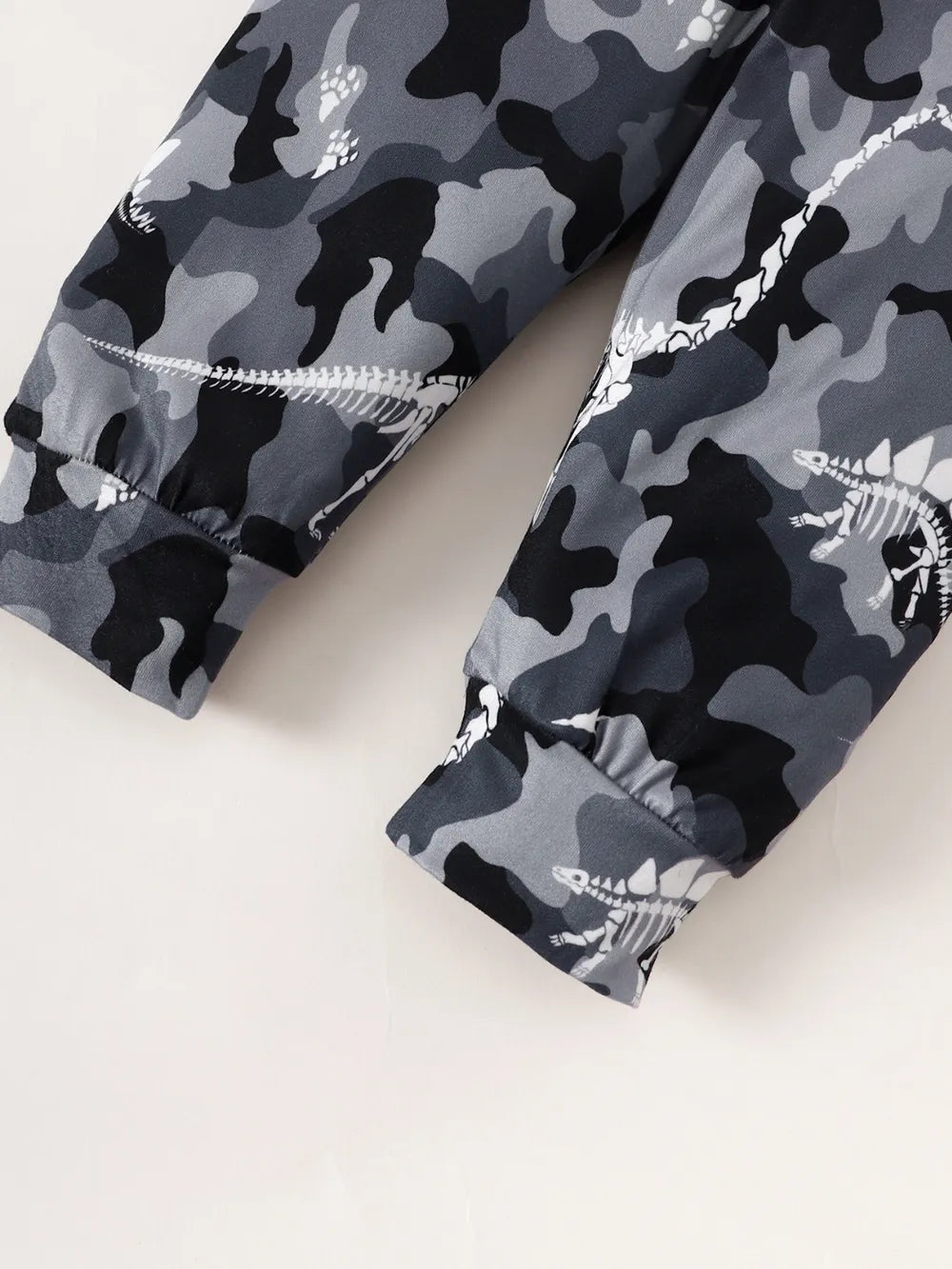 Baby and Toddler Girls Striped Hooded Bodysuit and Camouflage Pants Set