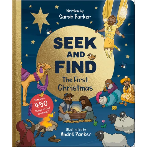 Seek and Find: The First Christmas: With Over 450 Things to Find and Count! - Board Book