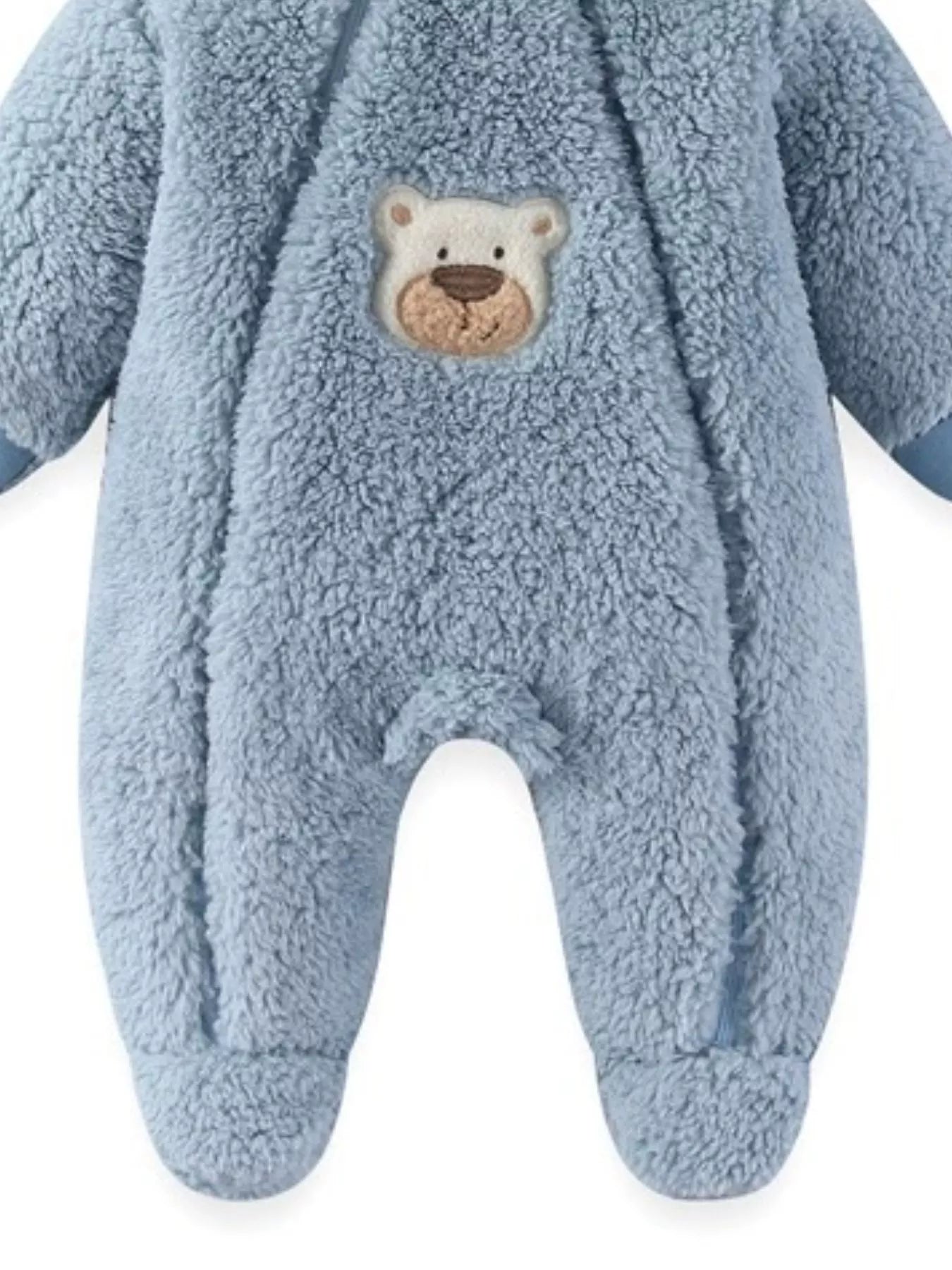 Cute Bunny Hooded Fleece One-Piece