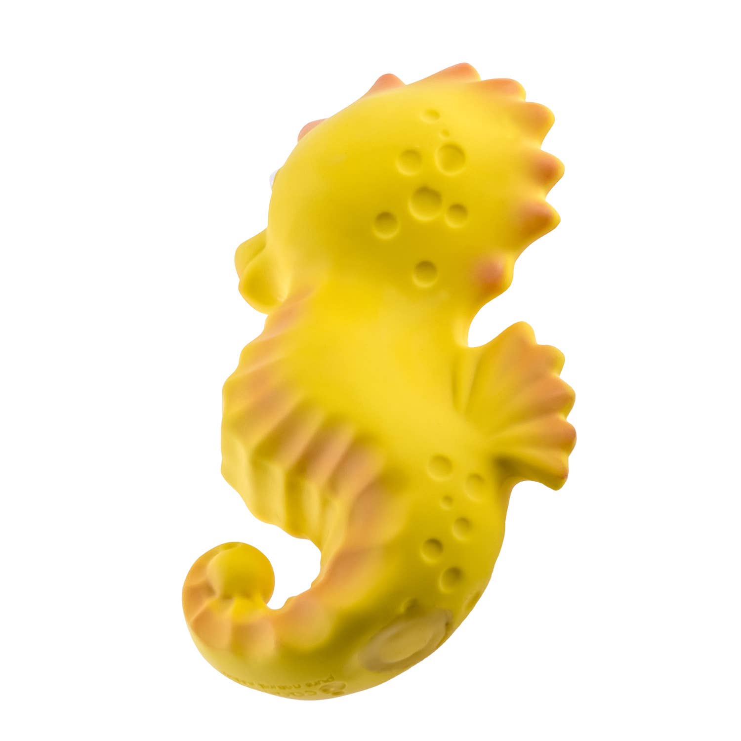CaaOcho Natural Rubber Toys - Natural Rubber Seahorse Non-Toxic Bath Toy, Mold-free design