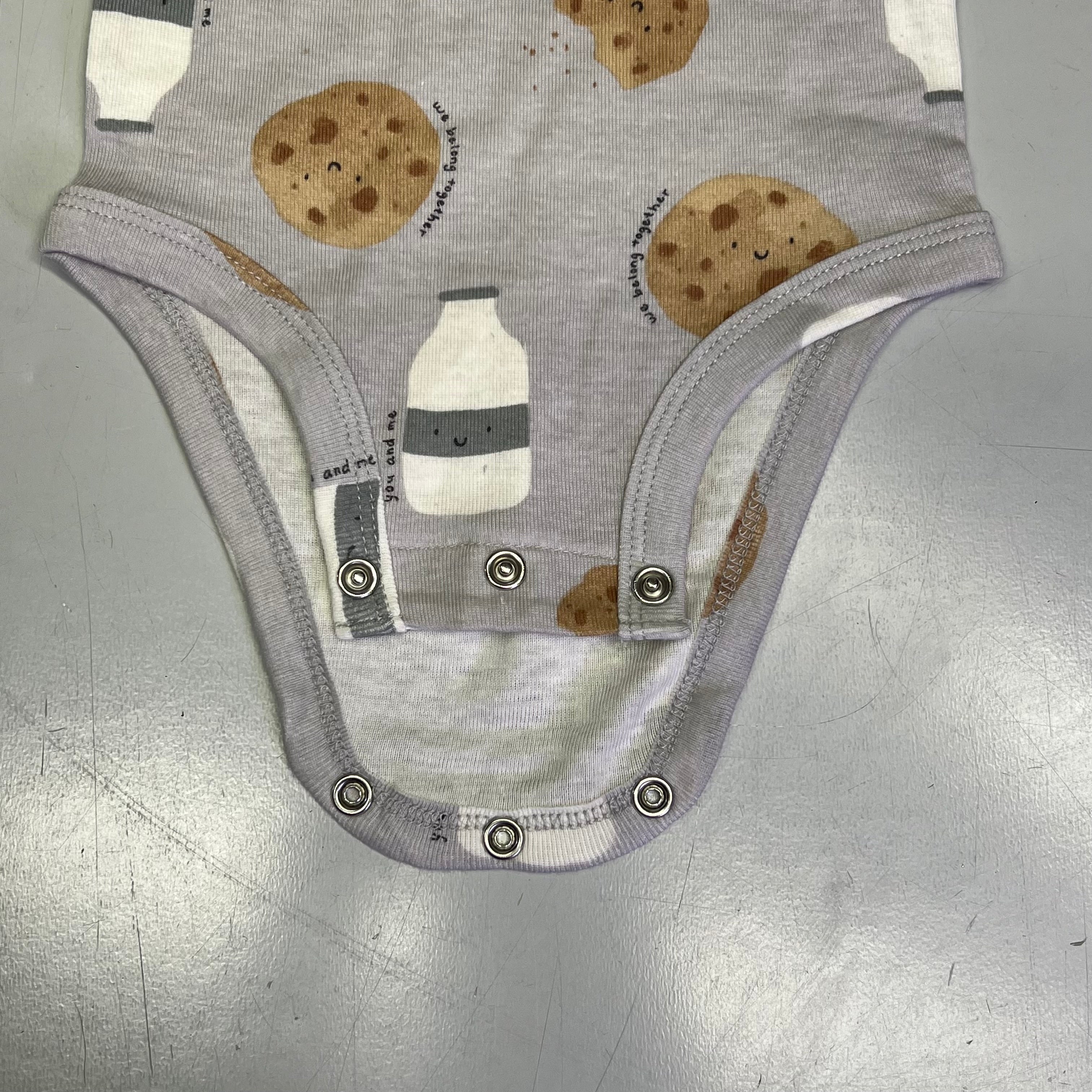 CARTERS (5 PIECE SET) Milk & Cookie - Animal Bodysuit Baby Boys Sz 9M Blue/White