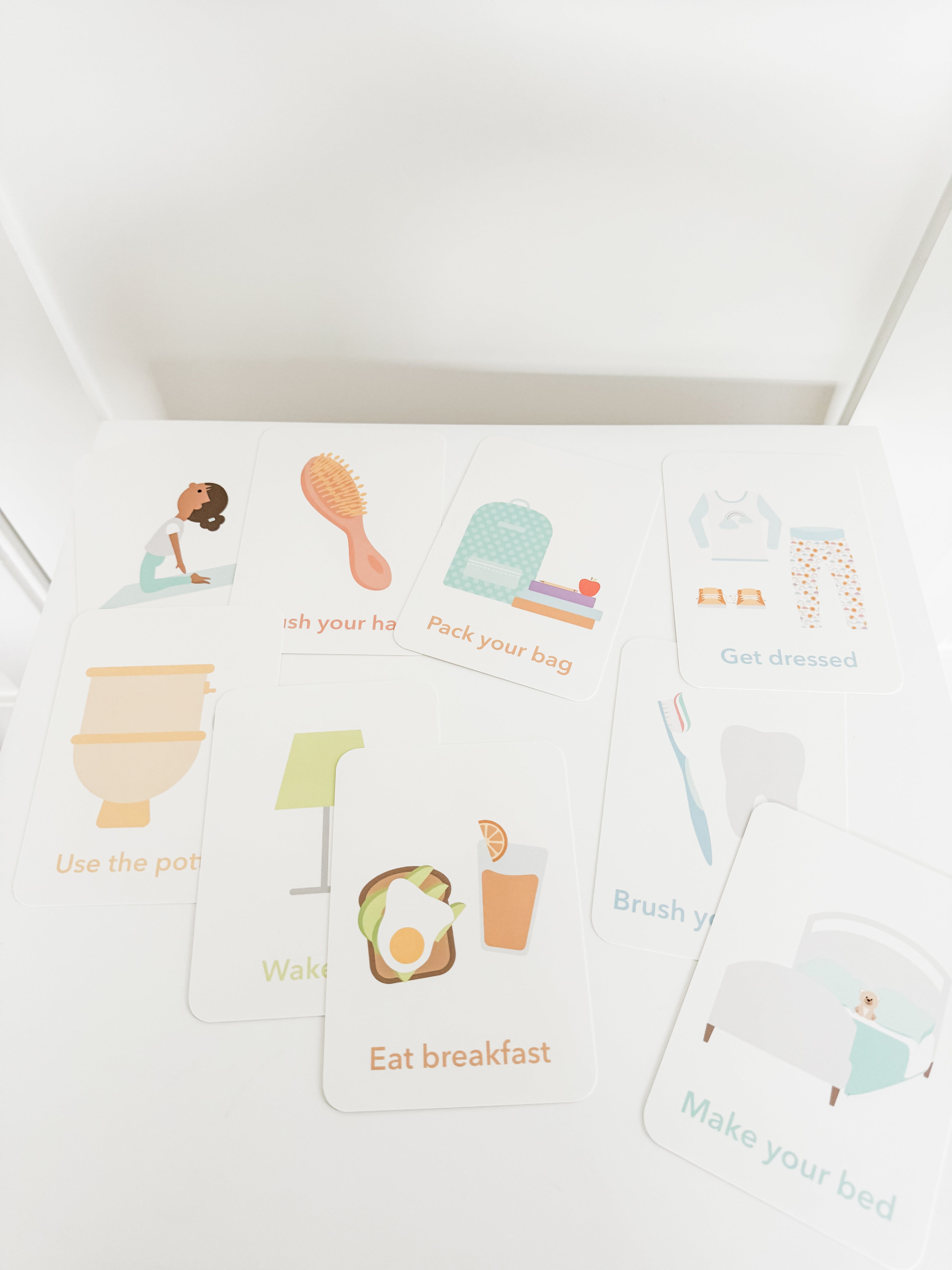Morning Routine Flashcards