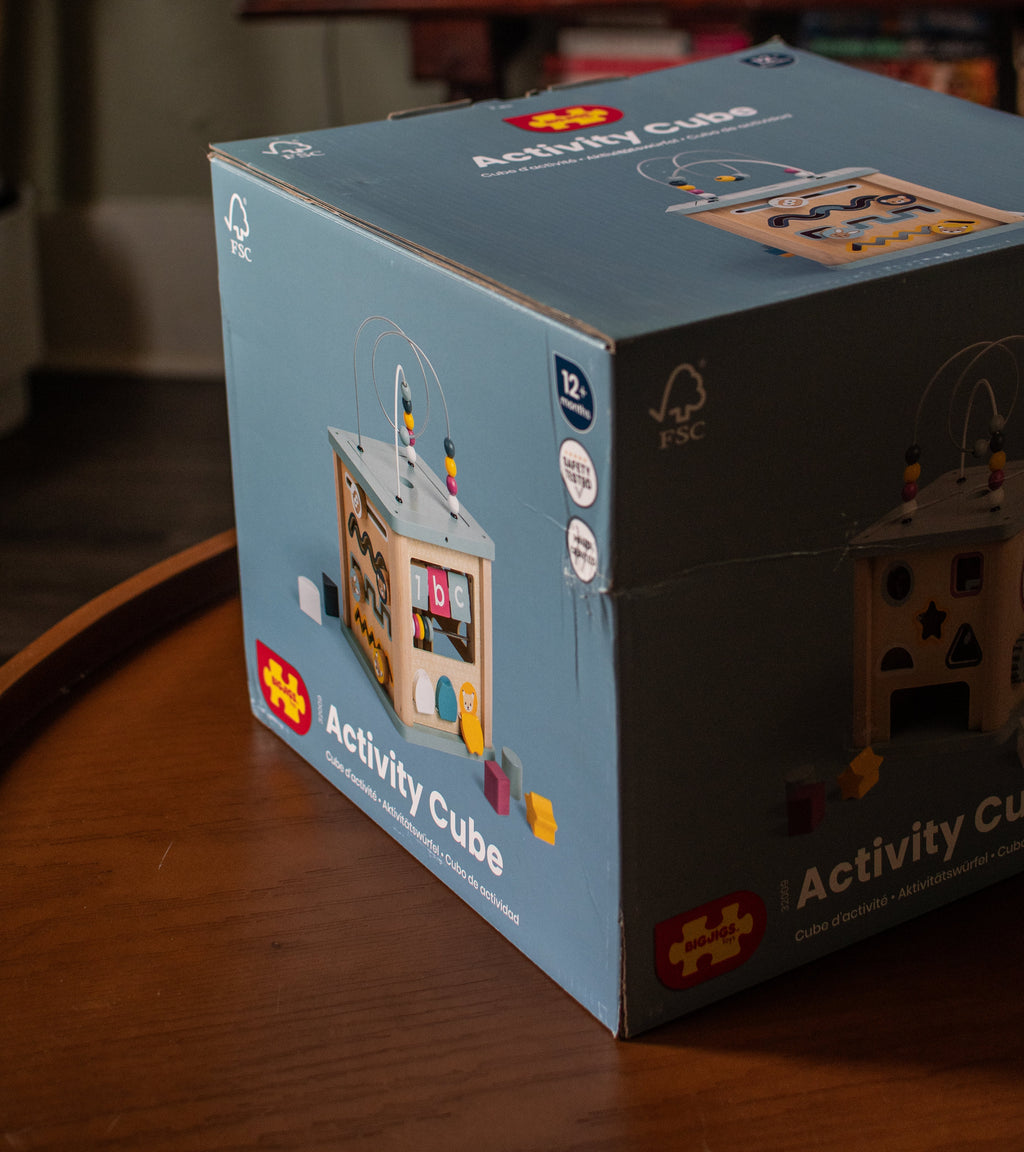 Activity Cube for Toddlers | Interactive Learning & Sensory Development Toy
