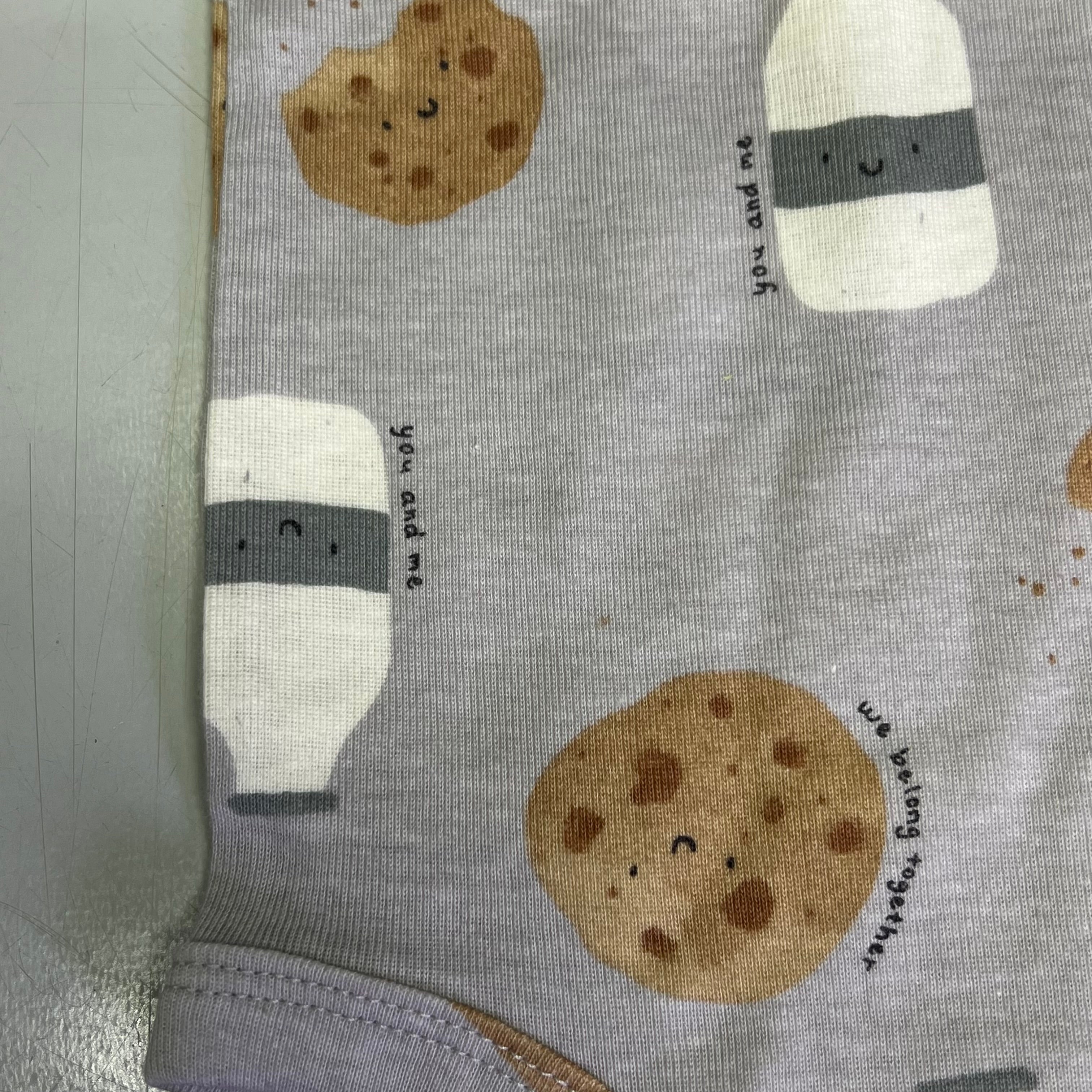 CARTERS (5 PIECE SET) Milk & Cookie - Animal Bodysuit Baby Boys Sz 9M Blue/White