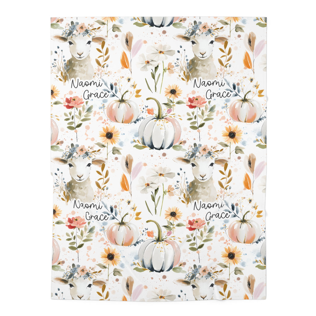 Personalized He Left the 99 To Find Me Baby Swaddle Blanket