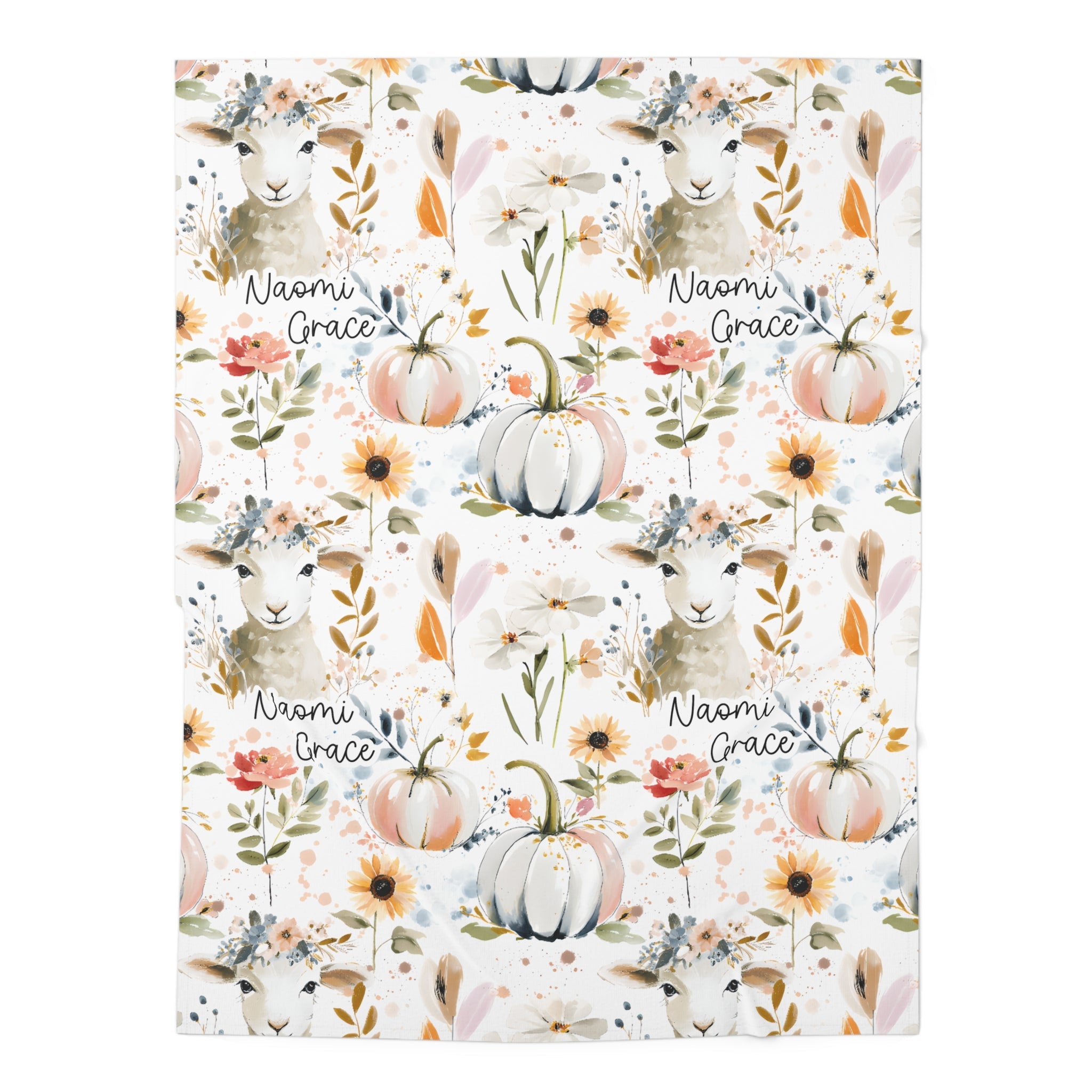 Personalized He Left the 99 To Find Me Baby Swaddle Blanket