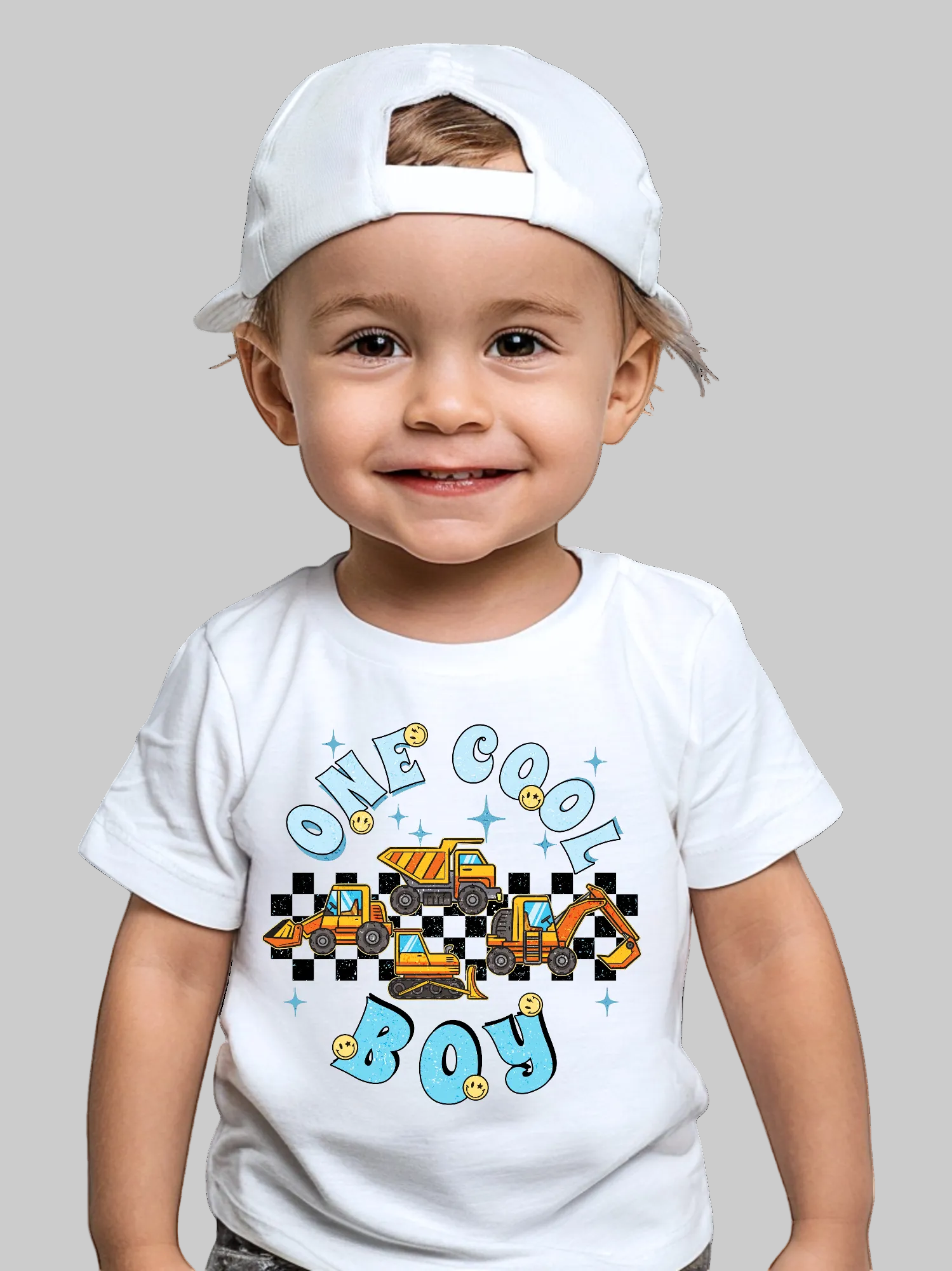 Toddler Boys One Cool Boy Short Sleeve Crewneck T-Shirt