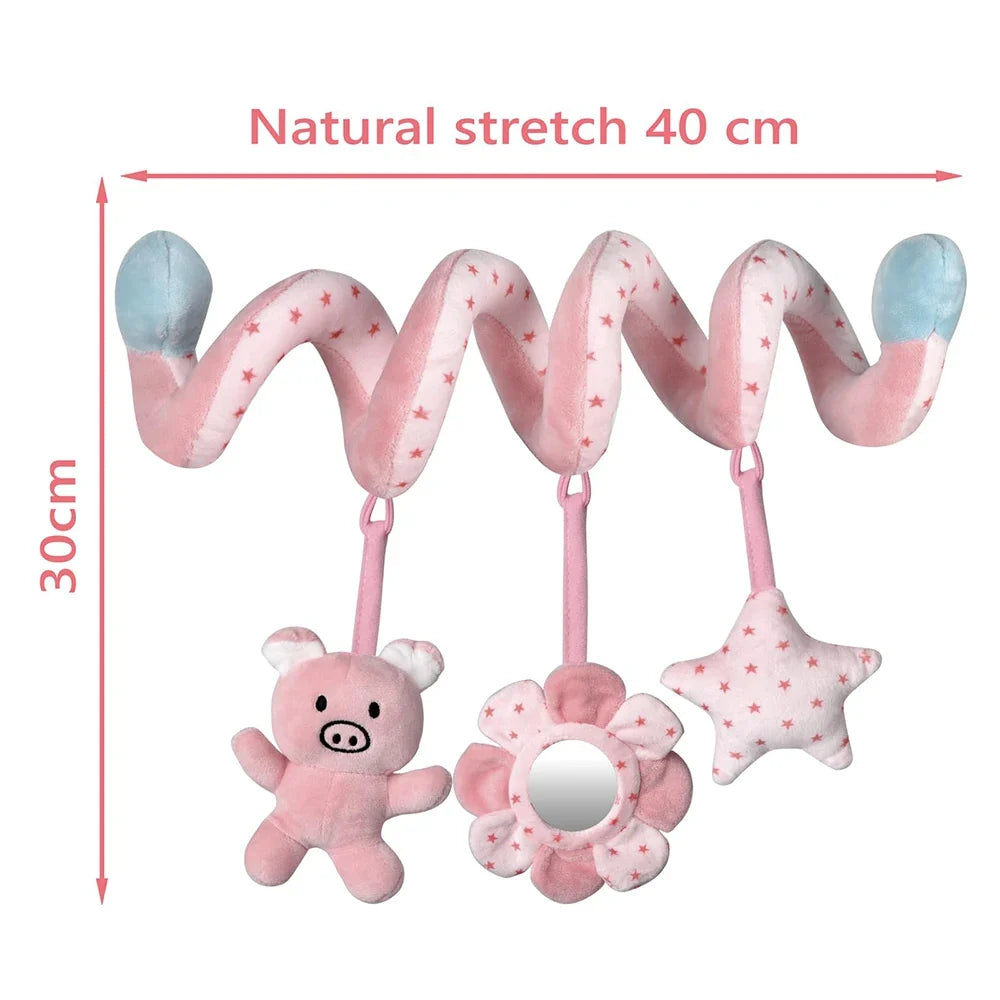 Baby Spiral Activity Toy for Car Seat, Stroller & Crib