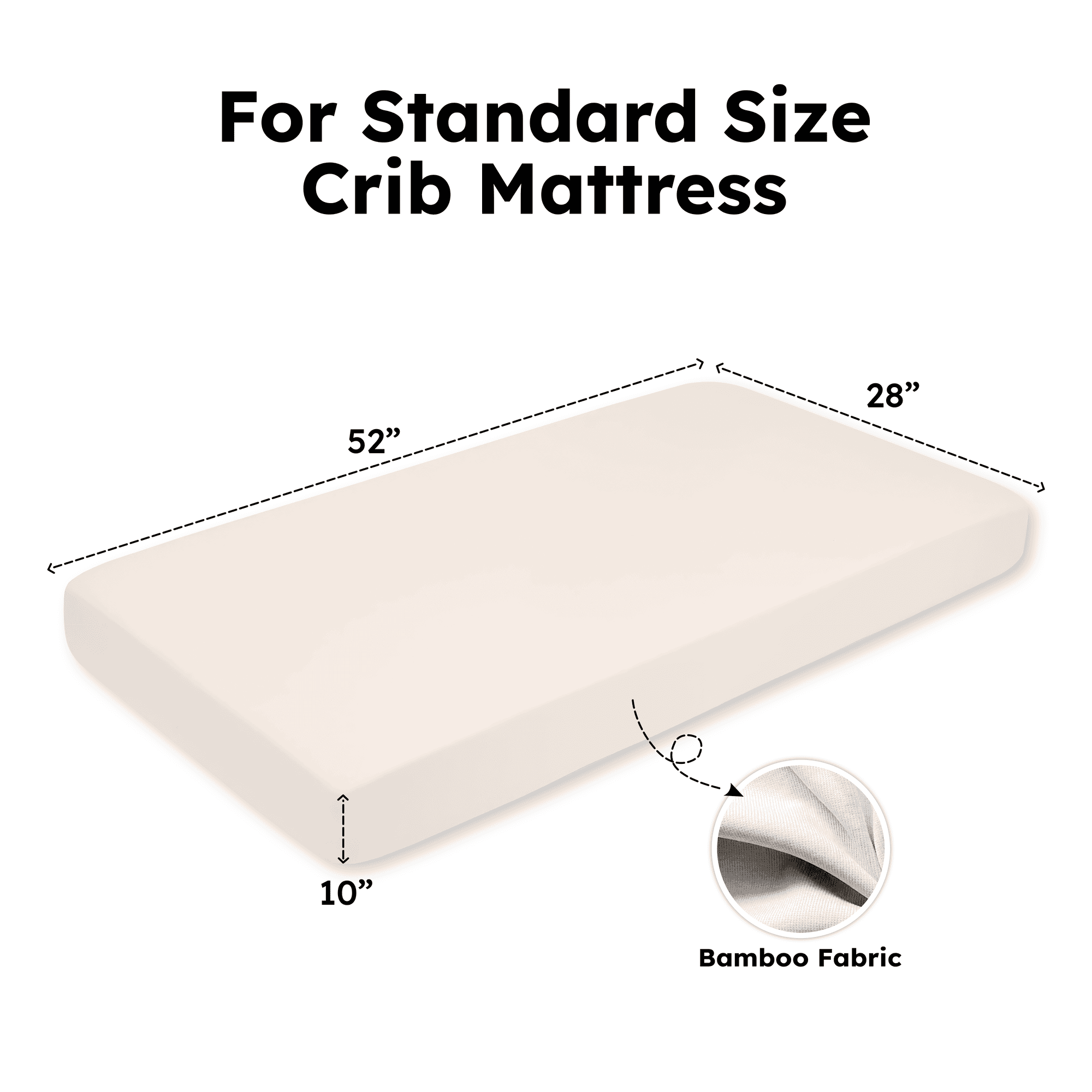 Bamboo Crib Sheet in Blue Bell