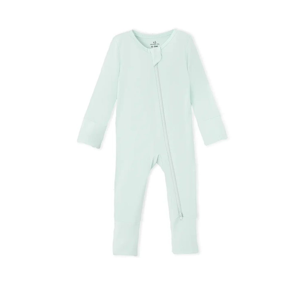 Mint Convertible Footie Pajamas