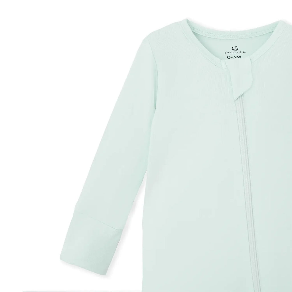 Mint Convertible Footie Pajamas