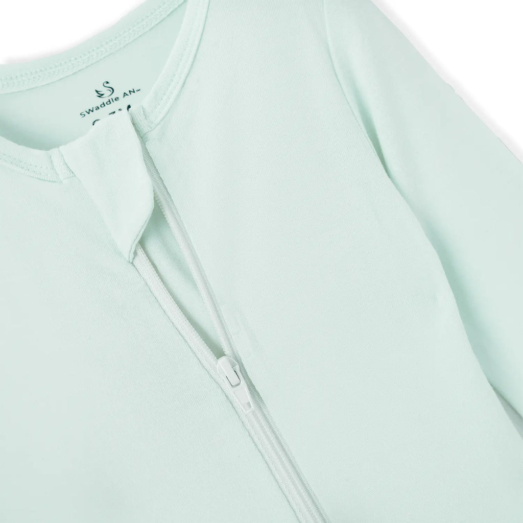 Mint Convertible Footie Pajamas