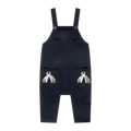 Elefante Baby Boy Overalls – Multicultural Print Cotton Overalls