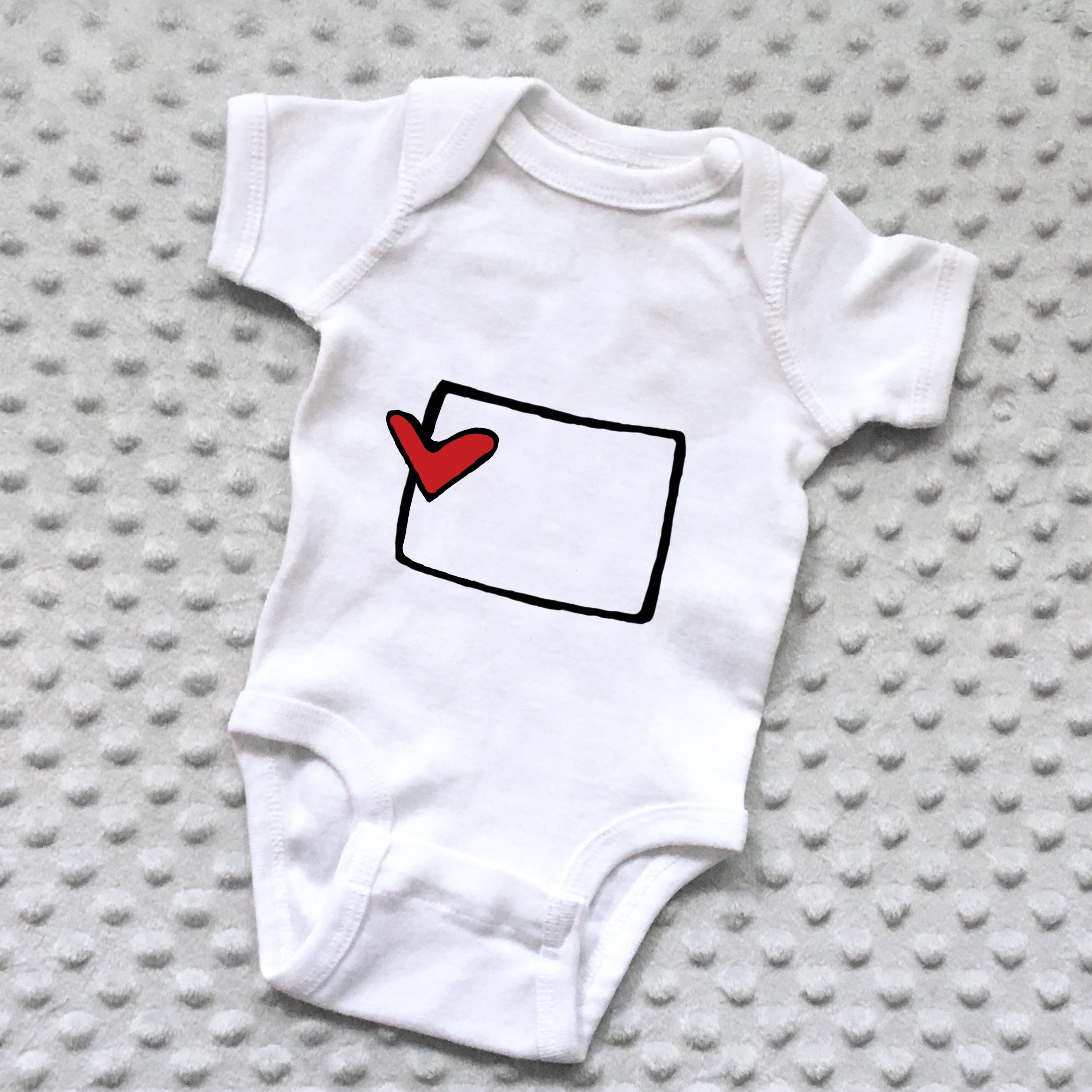 State Love Baby Onesie - NEWBORN