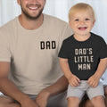 Dad and Dad's Little Man Matching Dad and Son Shirts