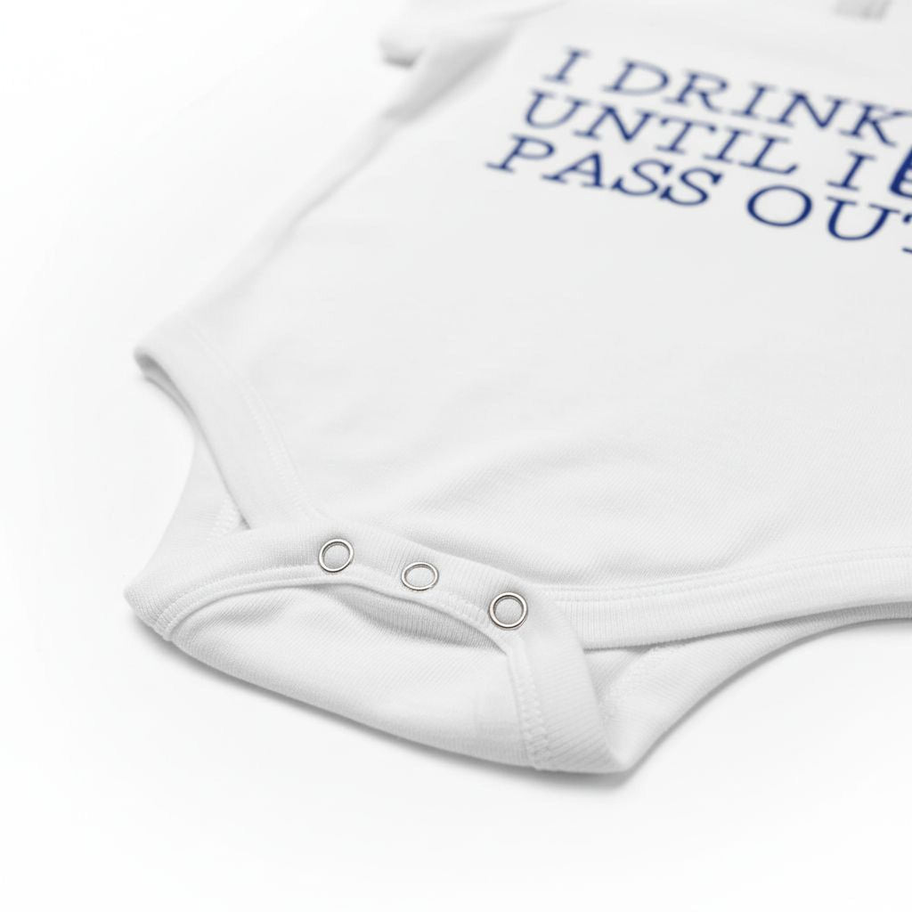 Funny Baby Boy Shirt - Newborn Baby Boy Gift - New Baby Boy Blue Outfit