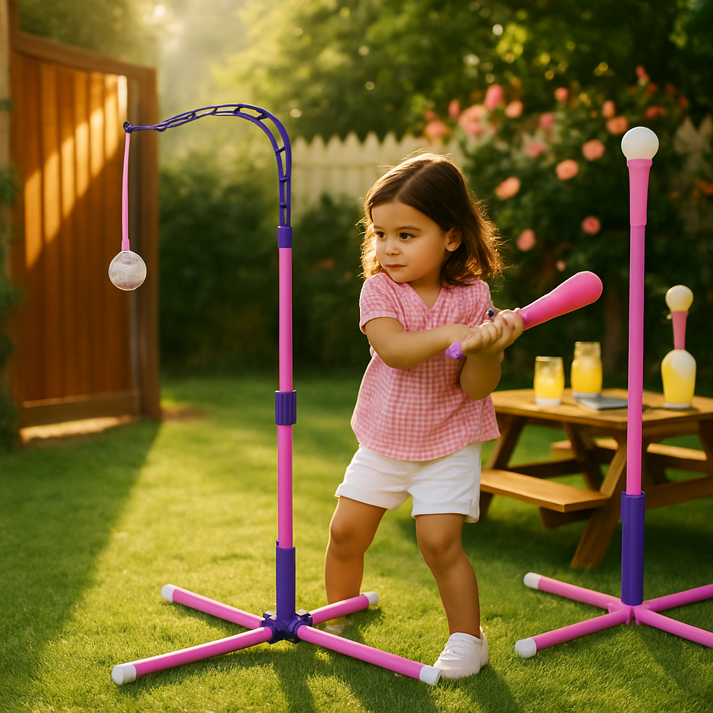 3-in-1 Baseball Toy Set for Kids Aged 3-5 Years