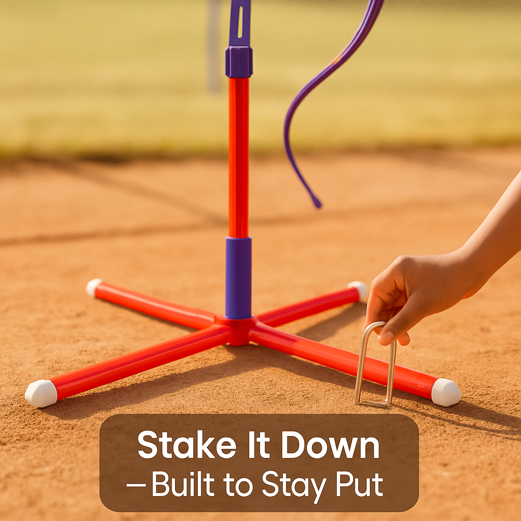3-in-1 Baseball Toy Set for Kids Aged 3-5 Years