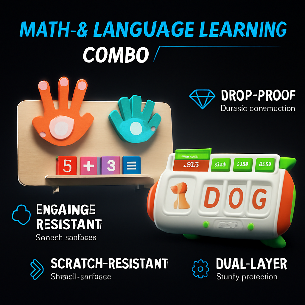 Talking Flash Cards & Finger Counting Math Board