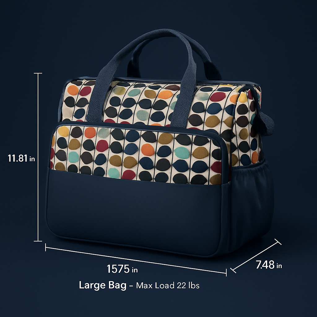 Diaper Bag Set with Changing Pad for Busy Parents