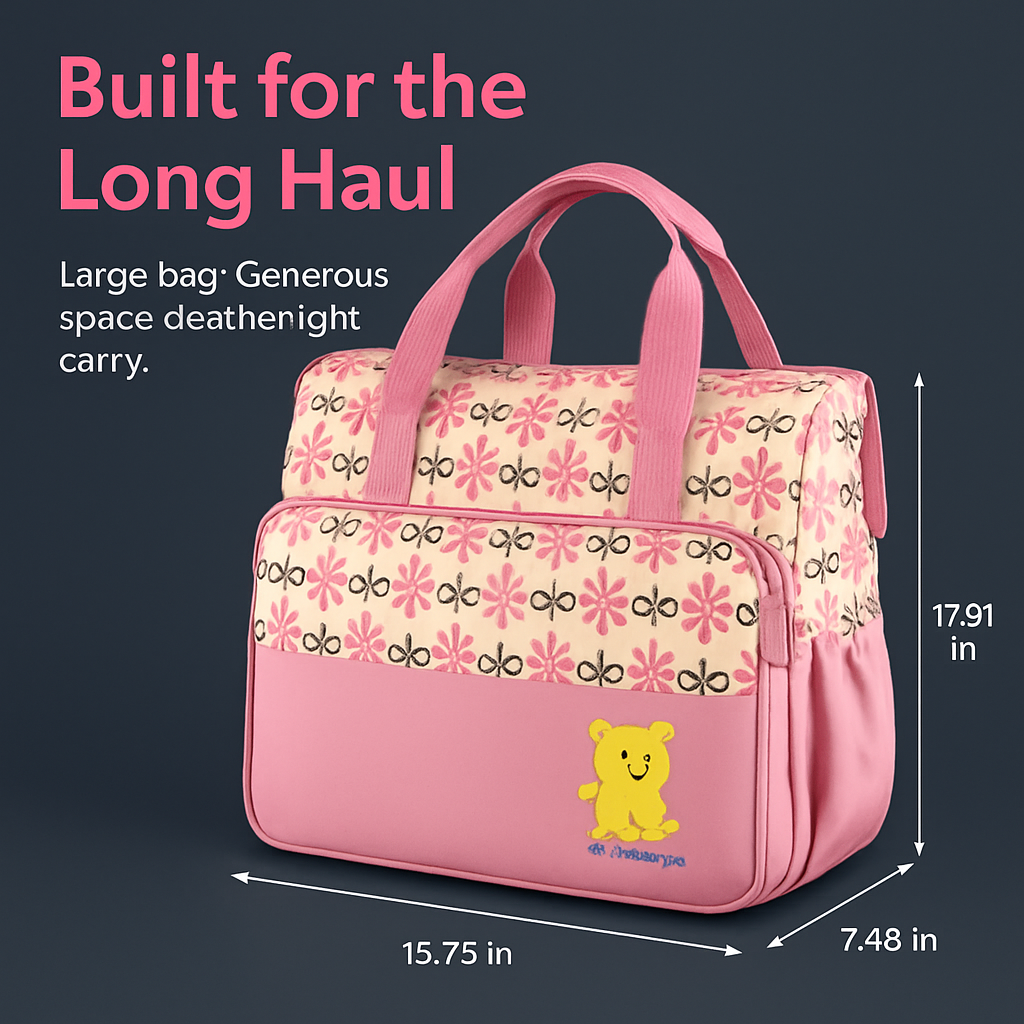 Diaper Bag Set with Changing Pad for Busy Parents