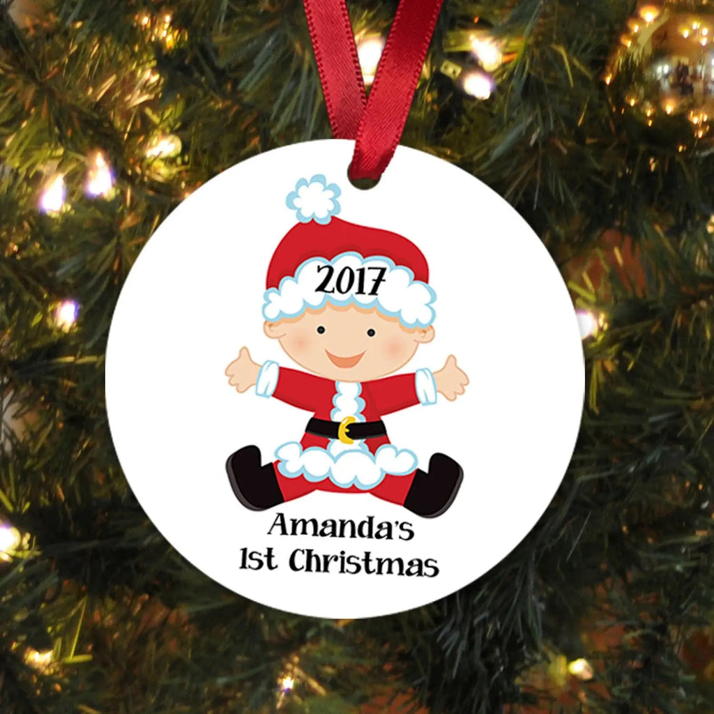 Baby's First Christmas Ornament Baby Shower Personalized Gift
