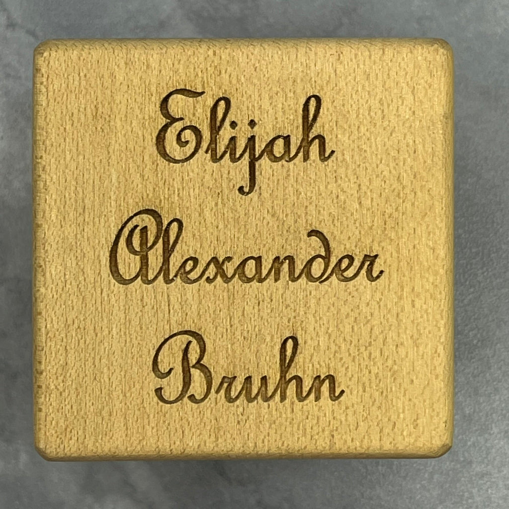 Keepsake Baby Block