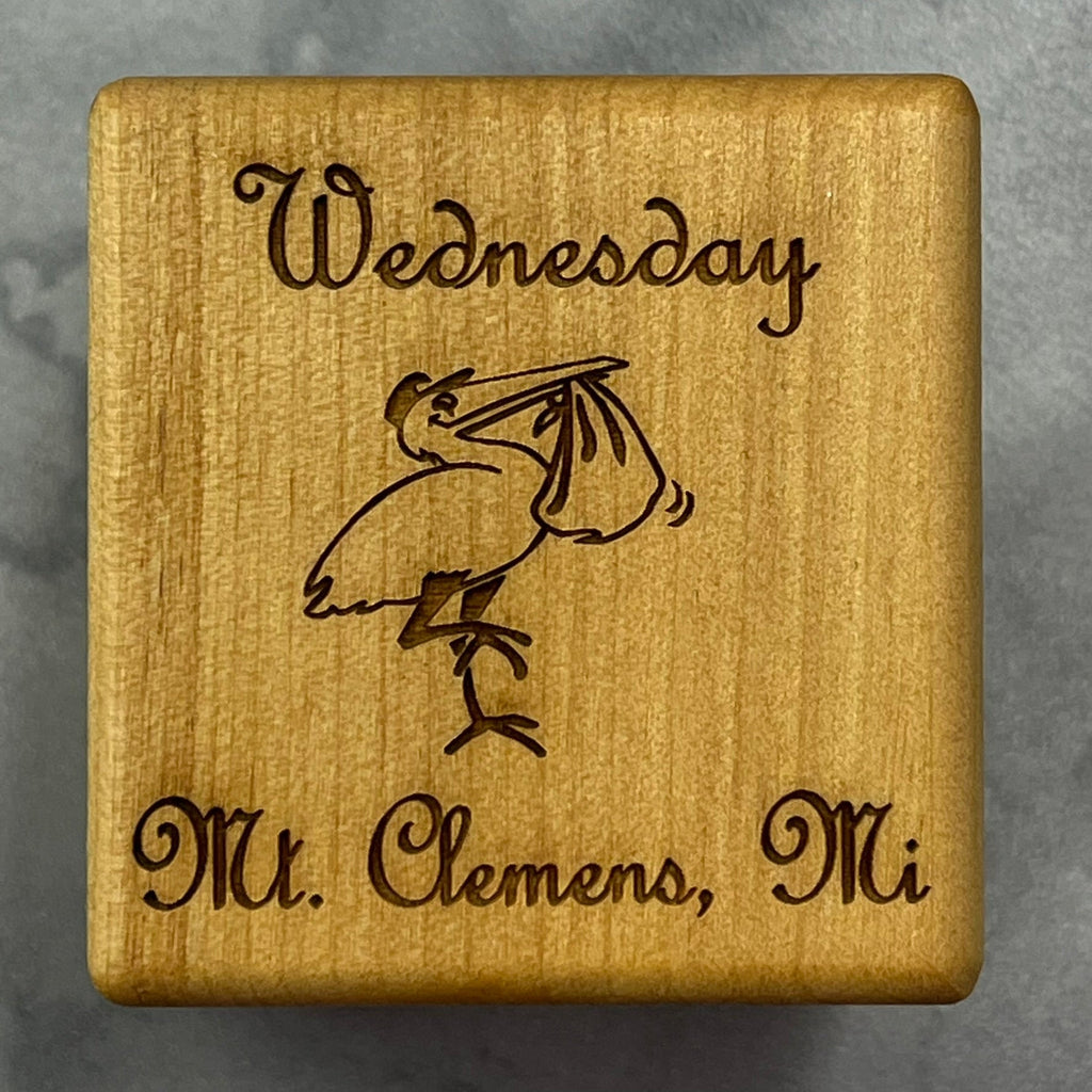 Keepsake Baby Block