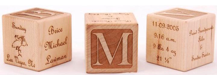 Keepsake Baby Block