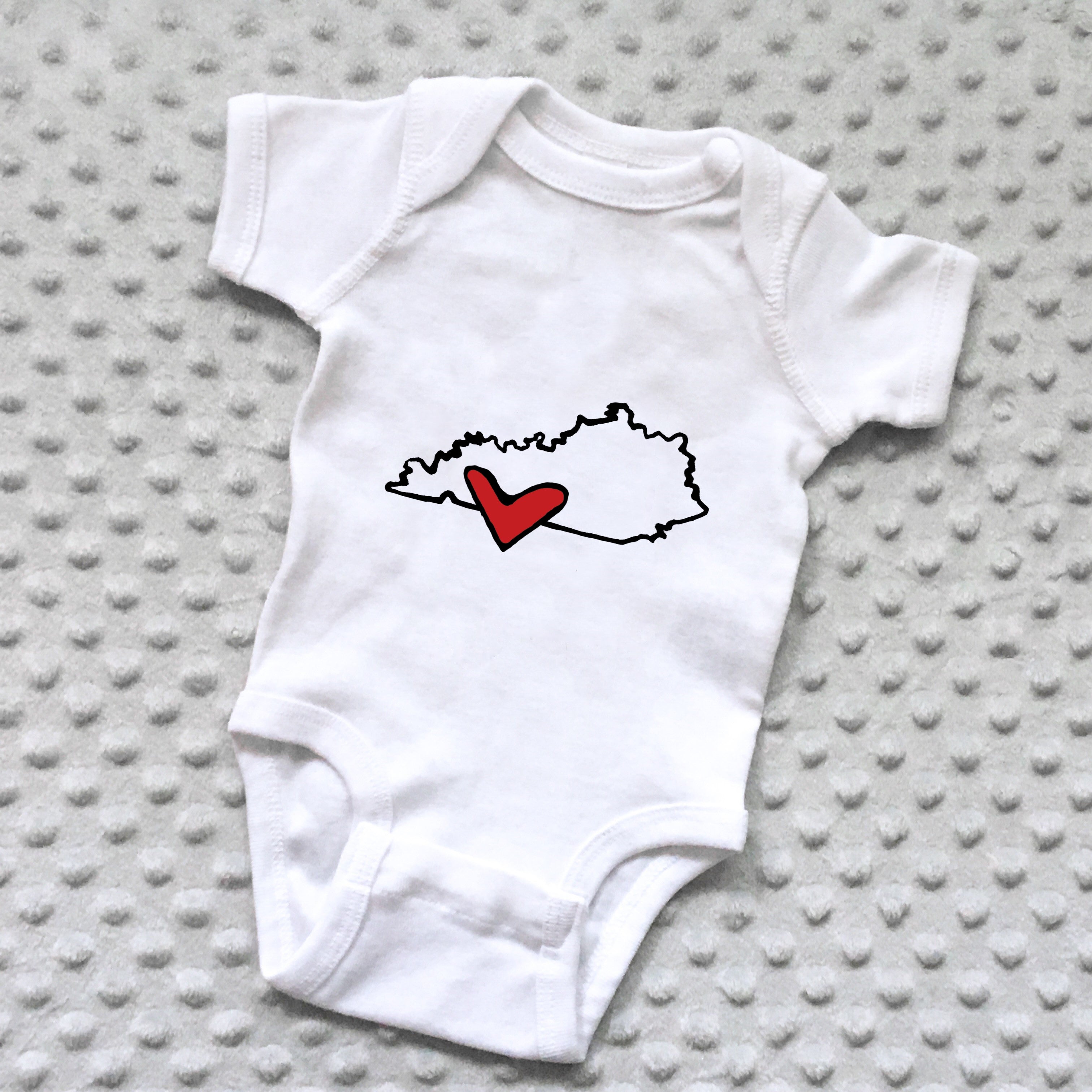 State Love Baby Onesie - NEWBORN