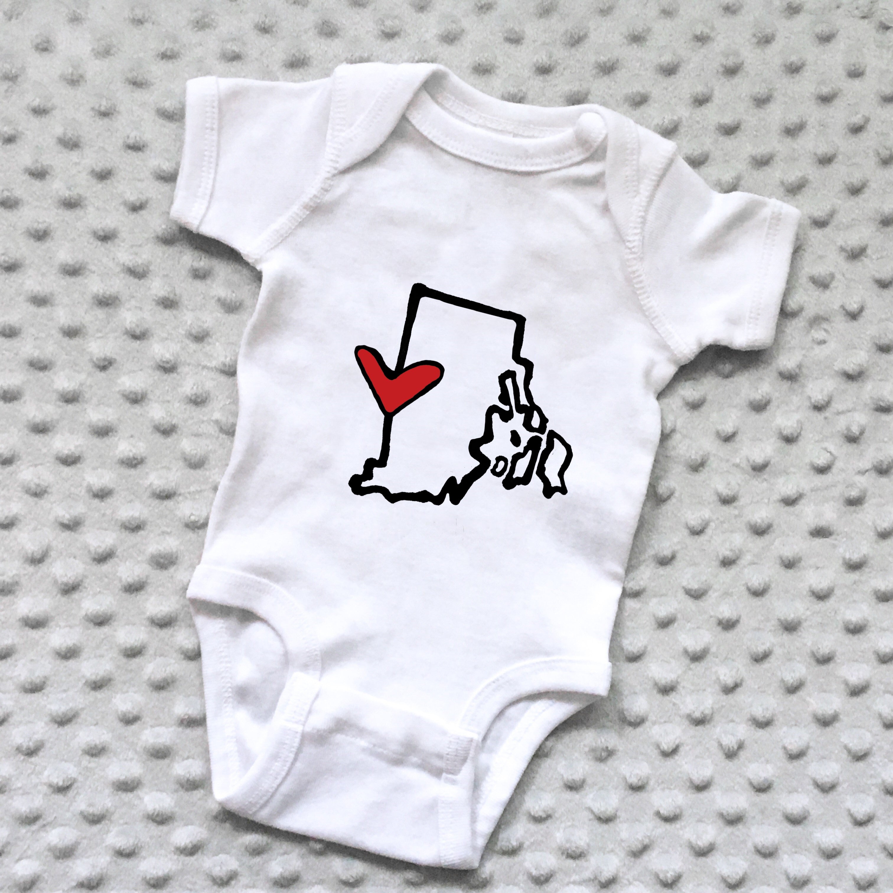 State Love Baby Onesie - NEWBORN