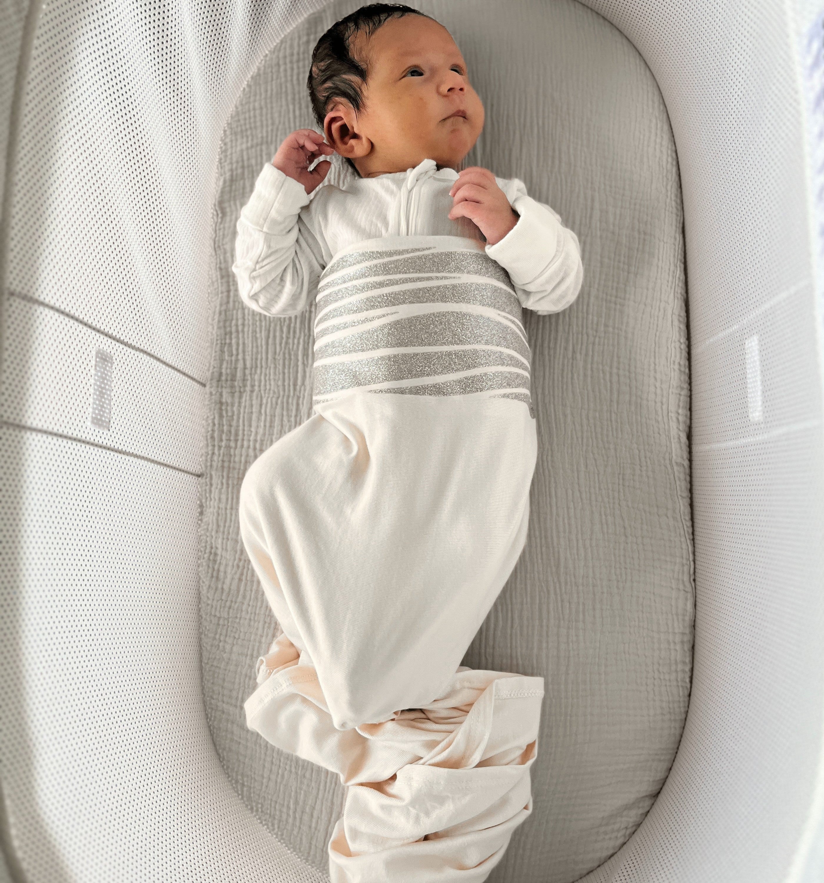 Breathing Reassurance Newborn Swaddle Blanket