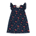 Flamingo Short Sleeve Dress – Colorful Multicultural Kids Outfit